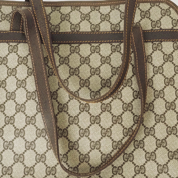 GUCCI Brown Leather Tote Bag - Picture 5 of 11